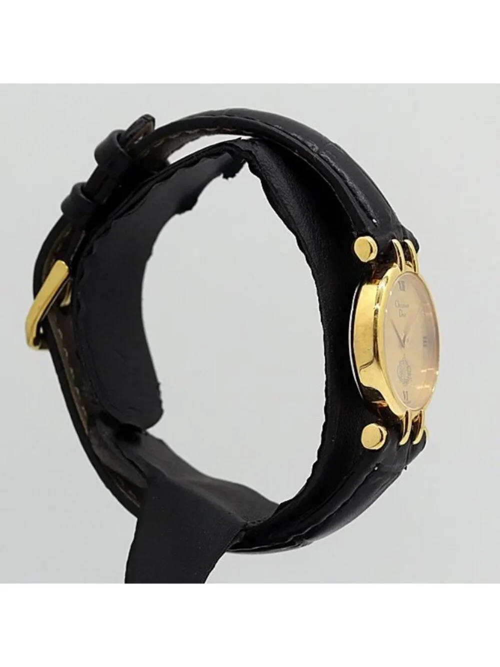 Dior Quartz Gold Dial Watch
